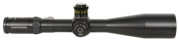 Schmidt Bender PMII 5-25x56 L/P Gen II Mildot MRAD DT CW