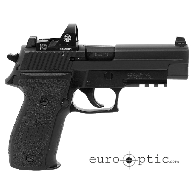 Sig Sauer P226 9mm 4.4" MK25 DA/SA Tall Slite Night Sights w/ Romeo1 Polymer Grip (3) 15rd Magazines Handgun MK-2-RX