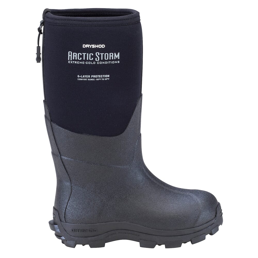 Dryshod Arctic Storm Kids Size 3 Black/Grey Outdoor Winter Boots ARS-KD-BK-Y03