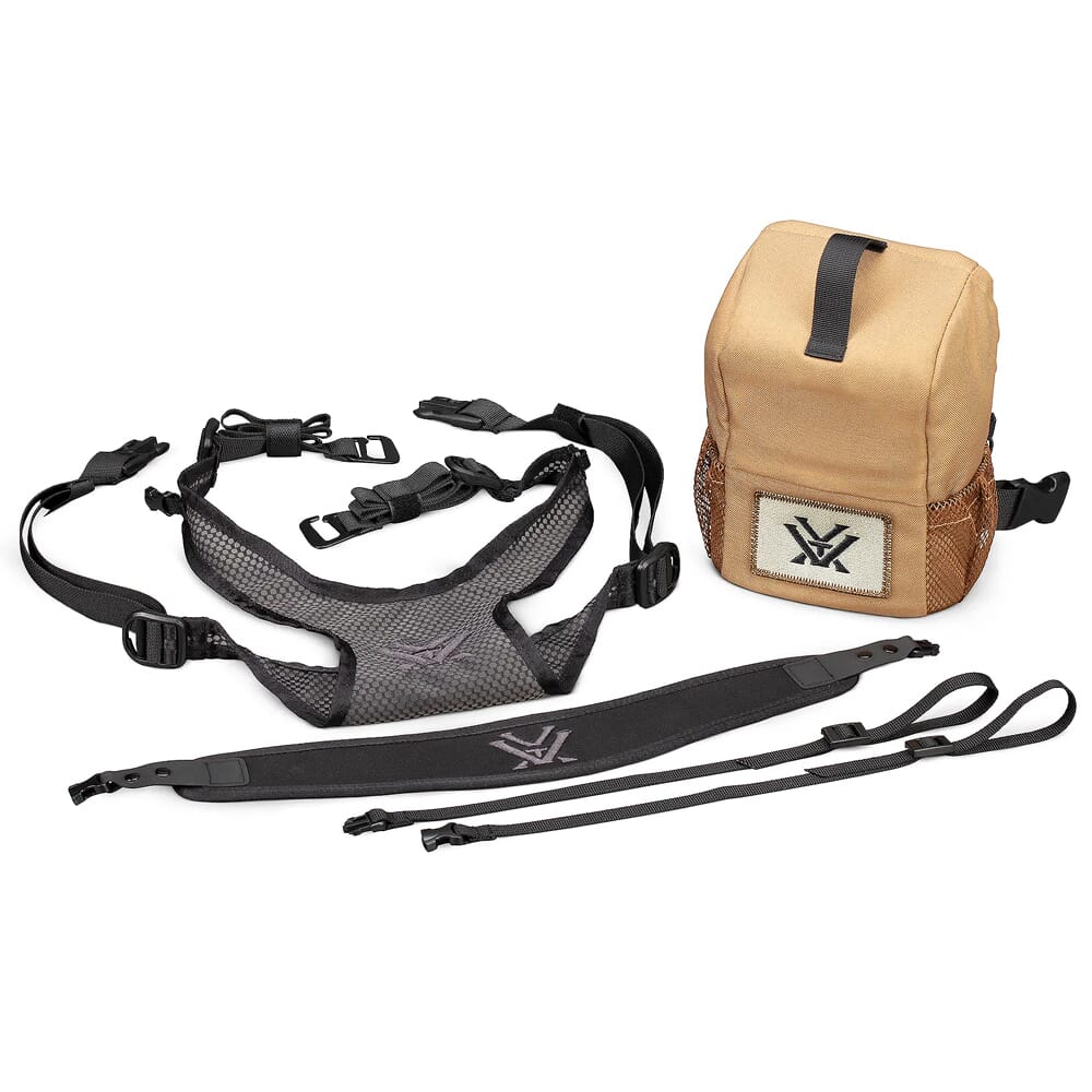 Vortex GlassPak Sport Small Binocular Harness for Most 42mm or Smaller Binoculars w/Case & Comfort Neck Strap P500-S
