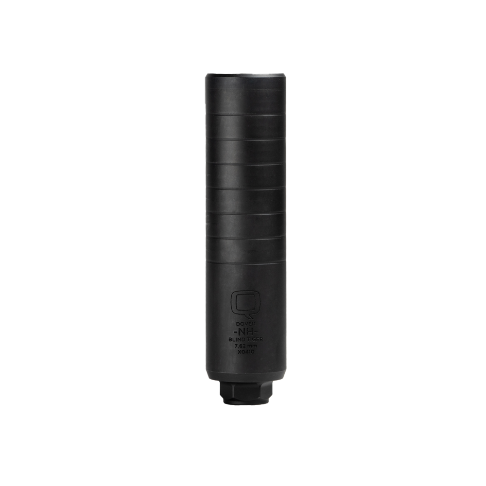 Q, LLC Blind Tiger 7.62mm SS 1.75&quot; OD X 7&quot; L Melonite Rearend Included Silencers SIL-BT-QUICKIE-762