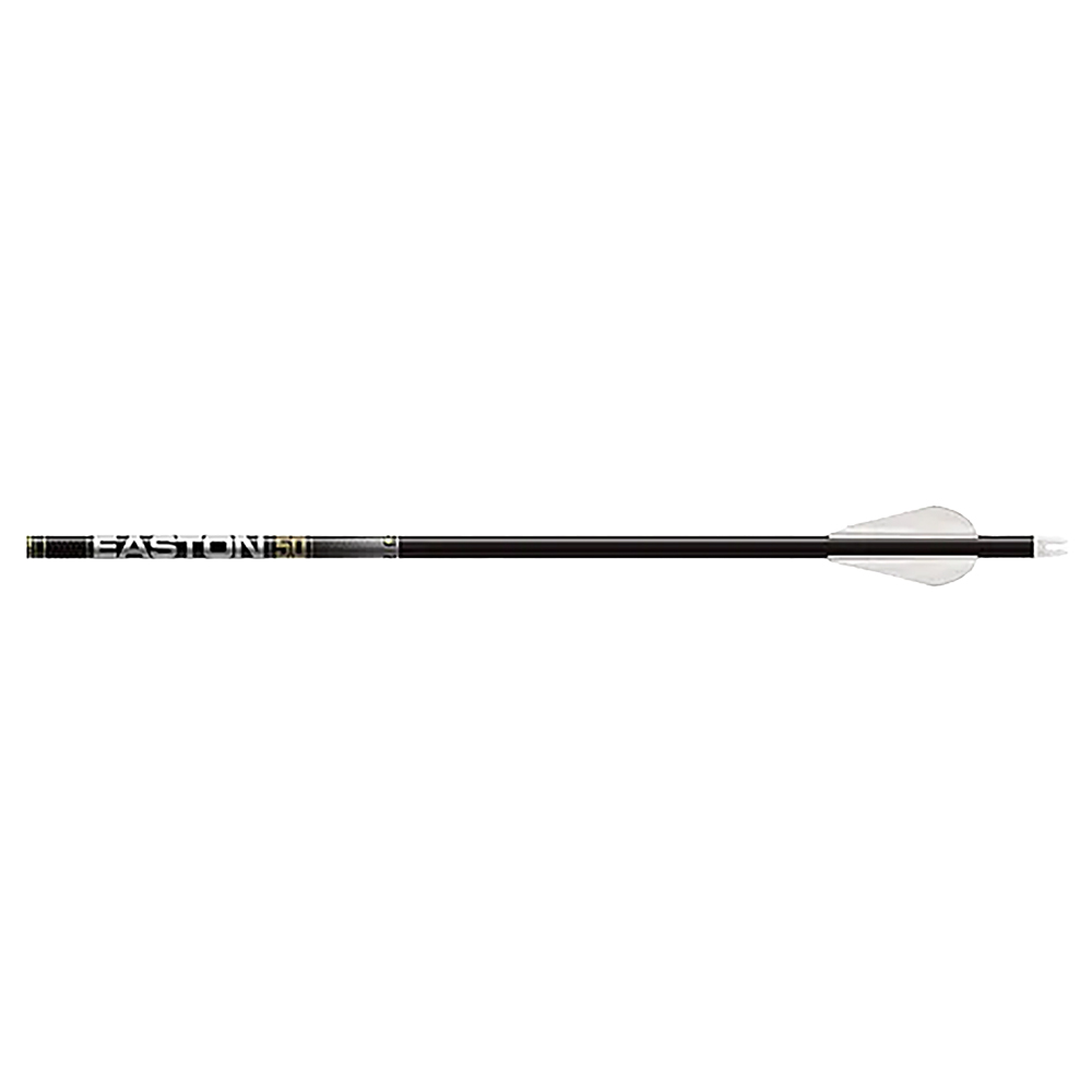 Easton Hunting Arrows 5.0 5mm w/ 50 Grain Steel Halfout PACK (6) 702034
