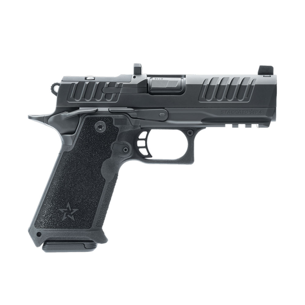 Staccato HD P4 Duty 9mm DLC/DLC   Preferred HD P4 Dlc Barrel Trijicon Night Sight 3X Mags 20-2200-000106