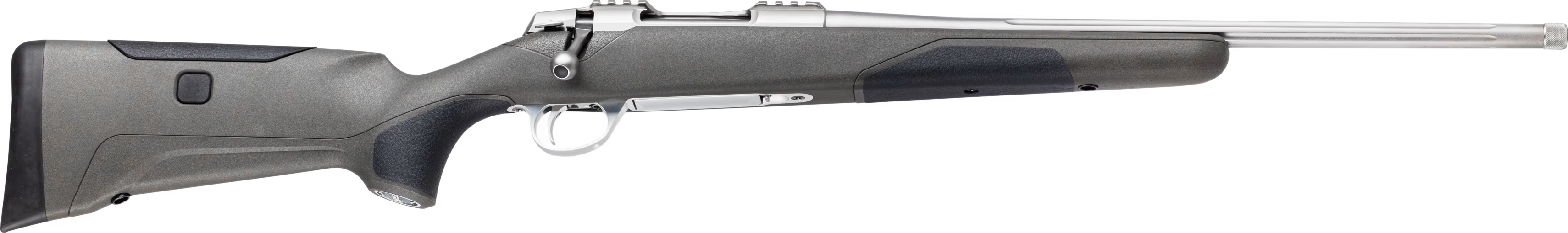 Sako 90 Finnlight 308 WIN 20&quot; bbl 1:10 5/8&quot; x 24 Stainless Steel/Green JRS90FIN31620