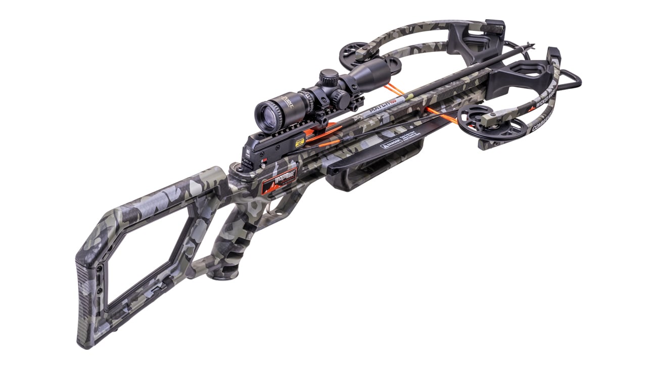 Wicked Commander M1 Peak Camo Crossbow w/Rope Sled &amp; Multi-Line Scope WR24003-9534