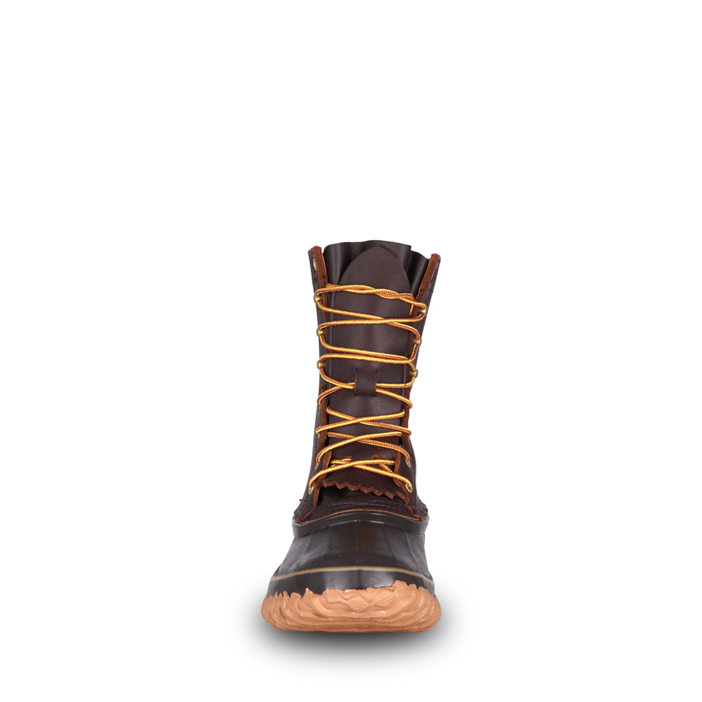 Schnee's Outfitter II 10" Brown Boot with Tire Tread Outsole