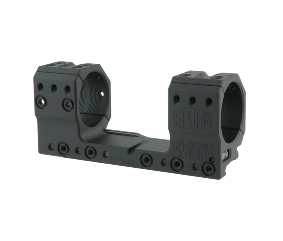 Spuhr Steel Side Clamp Picatinny Scope Mount 36mm H30mm/1.18&quot; 6MIL/20MOA PIC SP-6601M