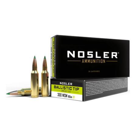 Nosler Ballistic Tip BTA - 300 WSM 165g BT SP (20ct) Ammunition 61035