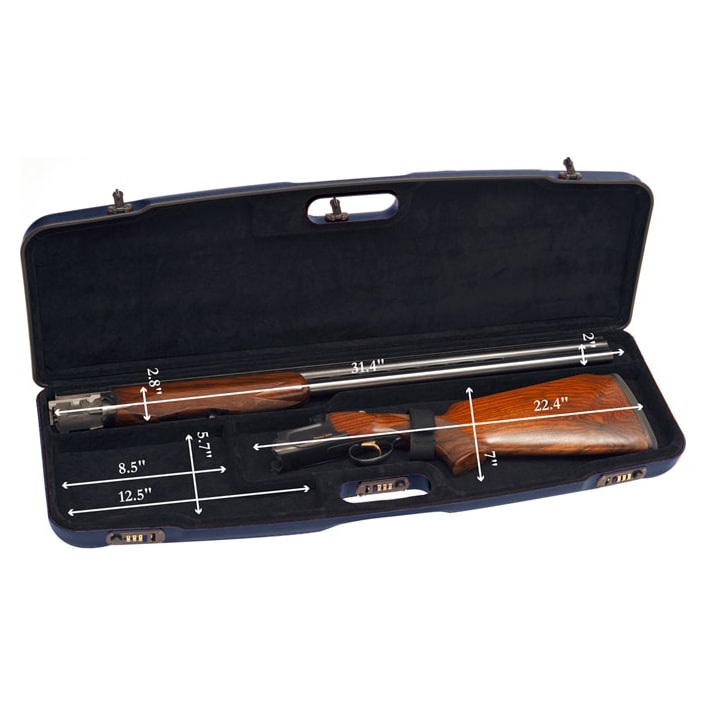 Negrini One Shotgun 31-3/8" Blue/Black Case 1608LR/5134