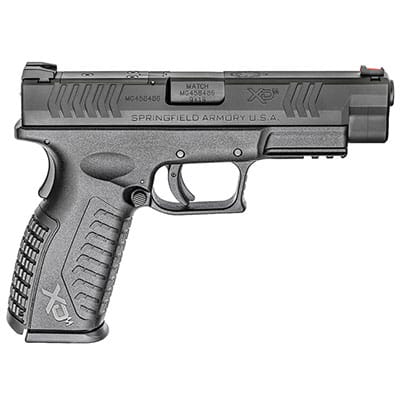 Springfield Armory 9mm 4.5" Black OSP 10 round with 3 Sight Bases and 2 magazines XDM9459BOSP