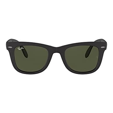 Ray-Ban Folding Wayfarer Matte Black G-15 Green 0RB4105-601S54