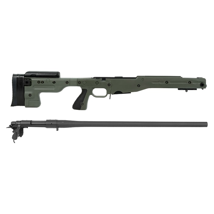 Remington 700P 5R 308 Win with Accuracy International AT Green Fixed Chassis