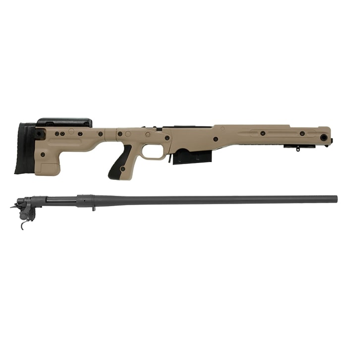 Remington 700P 5R 300 Win Mag with Accuracy International AT Pale Brown Fixed Chassis