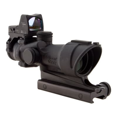 Trijicon TA01NSN-RMR ACOG 4x32 Center Illum Amber Crosshair 223 Ballistic Reticle w/ 4.0 MOA RMR, TA - Trijicon ACOG