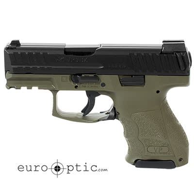 HK VP9SK Subcompact 9mm OD Green (3) 10rd Magazines & Night Sights 81000098