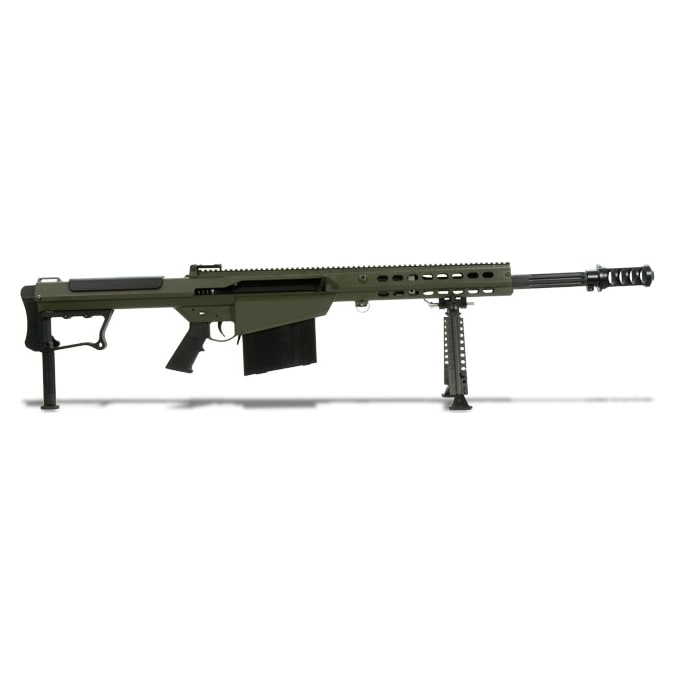 Barrett M107A1 Rifle System OD Green Cerakote Receiver Black 20' Fluted Barrel 14554 14554