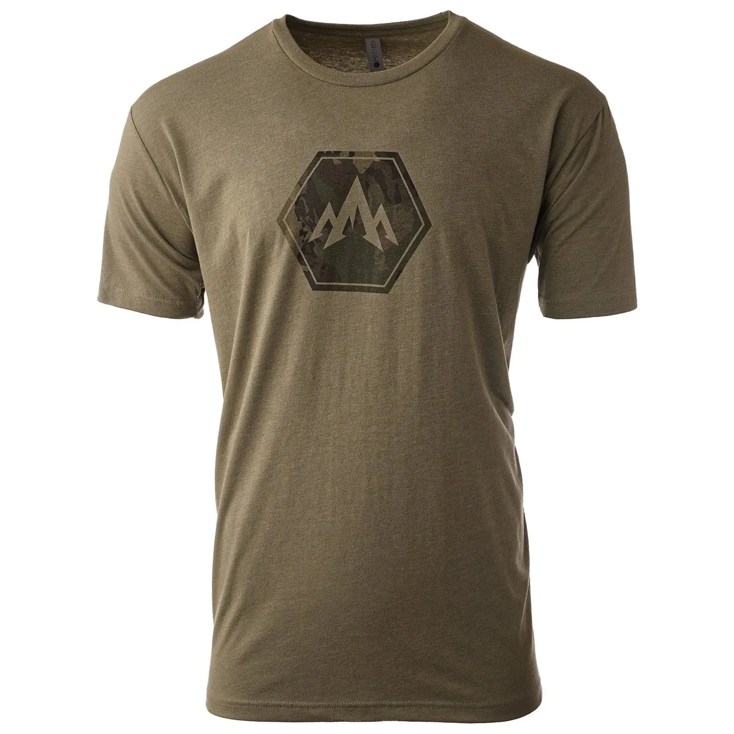 Pnuma Outdoors Lifestyle Camo Hex Tee Light Olive PSSCHO