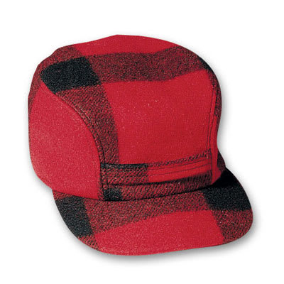 Filson 2XL Red/Black Mackinaw Cap 60040