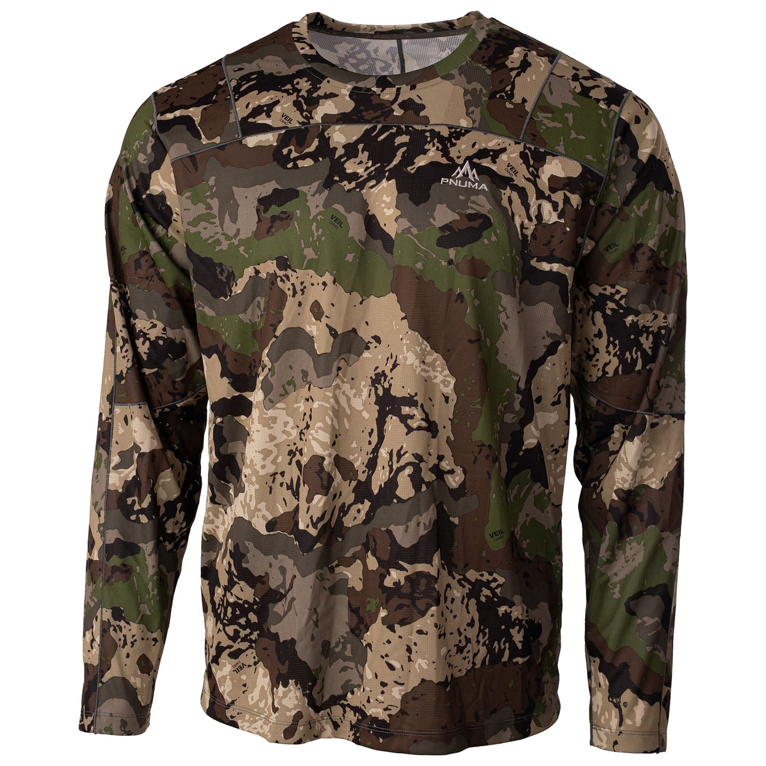 Pnuma Outdoors Renegade Long Sleeve Shirt, Caza Veil Camo S P304CS