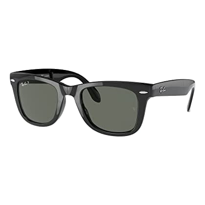 Ray-Ban Folding Wayfarer Black G-15 Green Polar 0RB4105-6015850