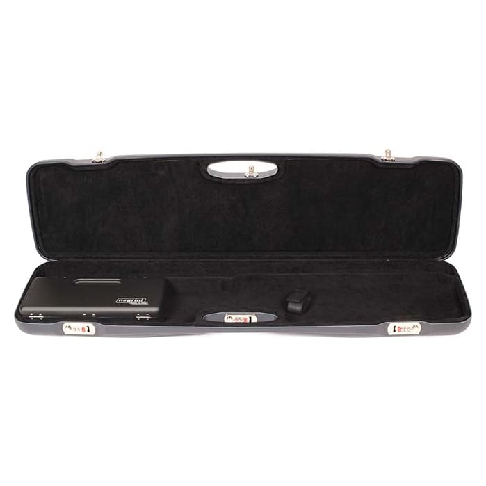 Negrini One Gun Fits all shotguns O/U, SXS, Semi-auto or Pump. Blue with Black interior. 1607LR-UNI/4955