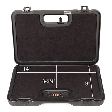 Negrini Discreet Carry 1 Handgun Case Black 2023UTS/4839