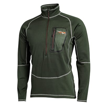 Sitka Core Hvy Wt Zip T Forest Large 10039-FO-L