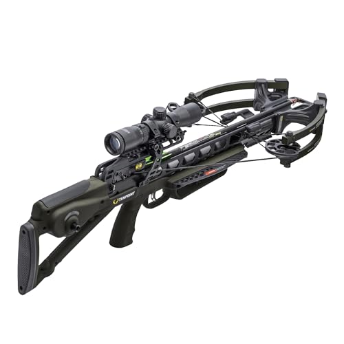 TenPoint Turbo X Moss Green Crossbow w/ACUslide &amp; RangeMaster 100 Scope CB25020-1549