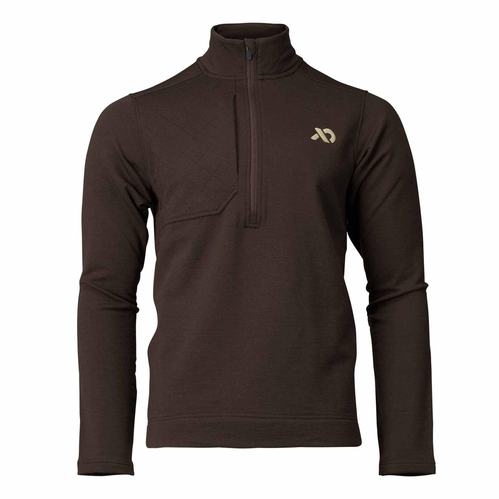 First Lite Men's Rugged Wool Quarter Zip Terra MTRWQTR