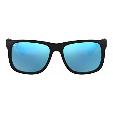 Ray-Ban Justin Rubber Black Blue Flash 0RB4165F-6225558