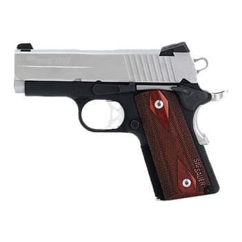 Ultra, 2-Tone Finish, Low Profile Night Sights, 3 Hole Trigger, Blackwood Grips 1911U-45-TSS