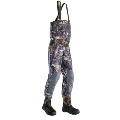 Sitka Timber Delta Wader Optifade Timber Medium Short 10 Boot 50168-TM-MS-10