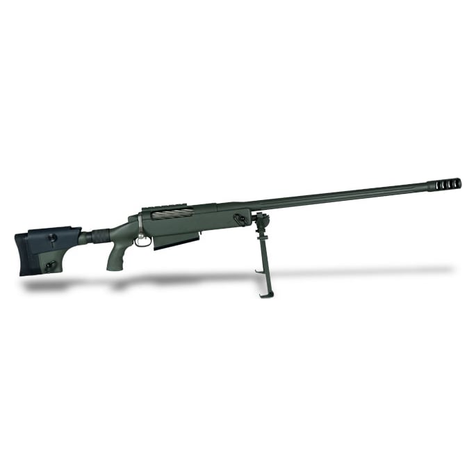 McMillan RH Tac 50 BMG 29" barrel Olive, Jewell trigger with bipod and one mag
