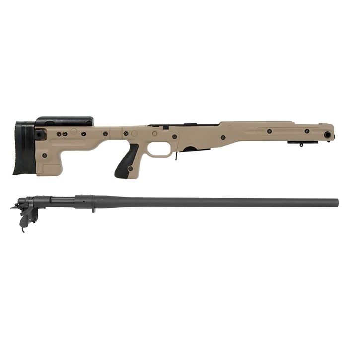 Remington 700P 5R 308 Win with Accuracy International AT Pale Brown Fixed Chassis