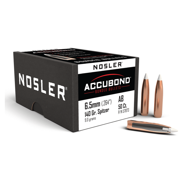 Nosler AccuBond AB - 6.5mm 140g SP (50ct) Bullets 57873