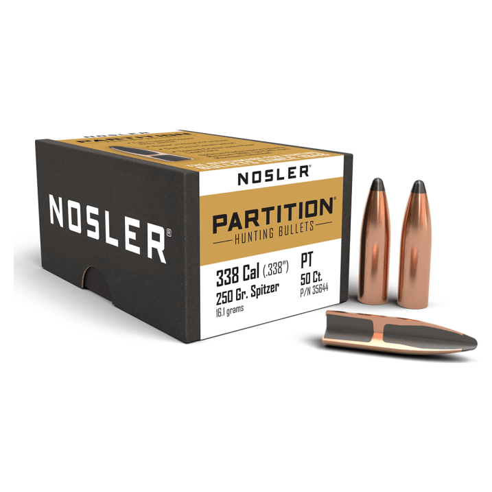 Nosler Partition P - 338 250g SP (50ct) Bullets 35644