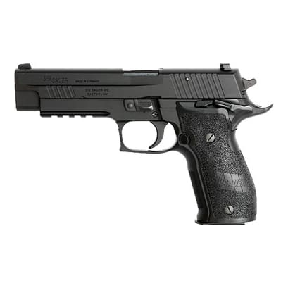 P226 TACTICAL, Alloy Frame, Tac Rail, Black Nitron Finish, SIGLITE Night Sights, Ambi Safety, SAO Tr 226X5-9-TAC