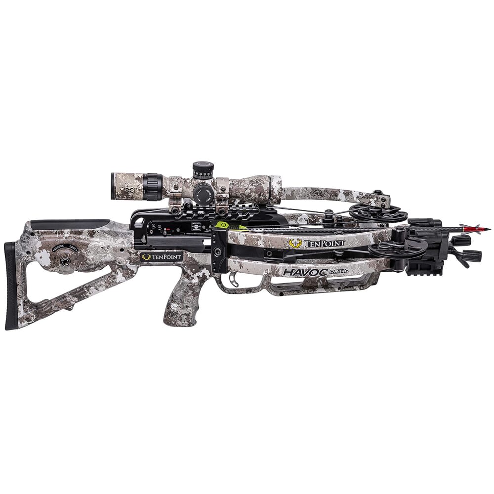 TenPoint Havoc RS440 Crossbow w/ACUslide, EVO-X Elite Camo Scope, Veil Alp CB21008-6289