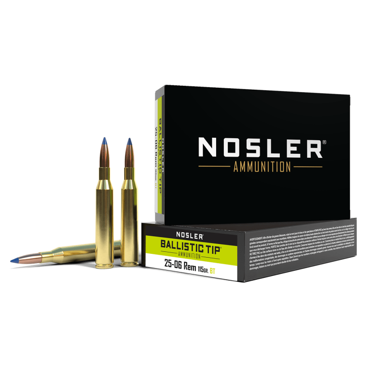 Nosler Ballistic Tip BTA - 25-06 Rem 115g BT SP (20ct) Ammunition 40071