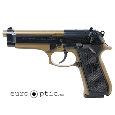 Beretta 92FS 9mm SA/DA Semi-Auto Burnt Bronze 15rd Pistol JS92F340M