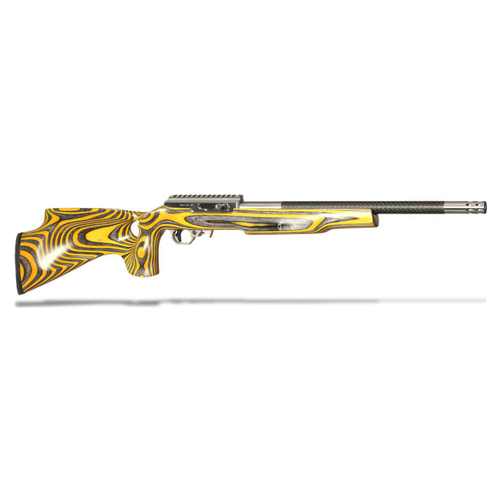 Volquartsen Lightweight 22 LR Yellow Thumbhole Silhouette
