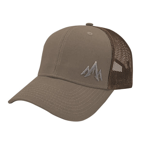 Pnuma Outdoors Mountain Mesh Trucker Cap, Clay Color CP-MM-CL