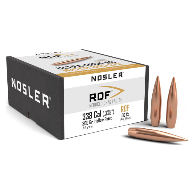 Nosler RDF RDF - 338 300g HPBT (100ct) Bullets 53445