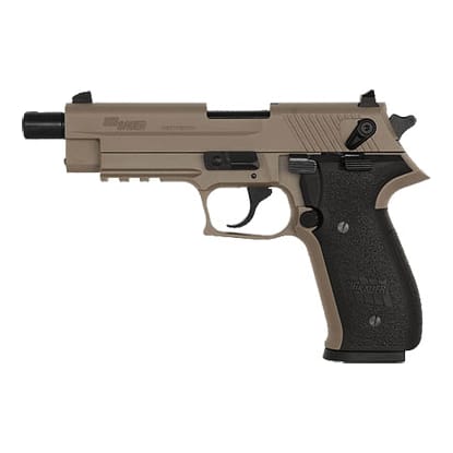 FDE, Black Slide Finish, Flat Dark Earth Frame---Same as FDE above, but with Threaded Barrel MOS-22-FDE-TB