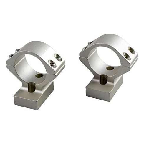 Talley 30mm Ruger, Savage Rnd Rec w/AT, Stiller Pred (Pre-2018), Comp, Vent (6-48) (LA) (Ex-Front) (Low) (Sil) Alloy Lt. Wt. Ring Base Combo S73X725