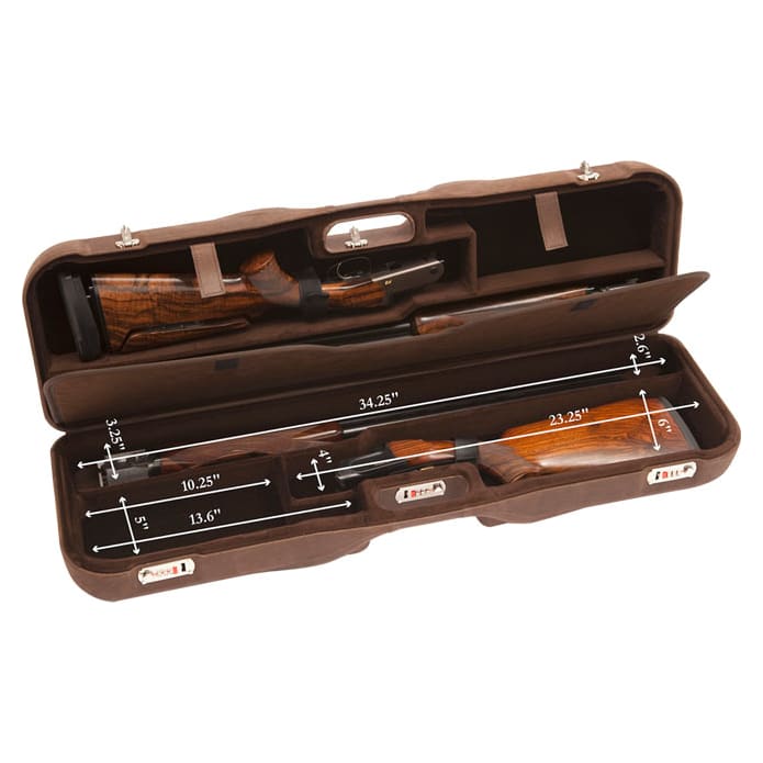 Negrini Deep Two Gun 34-5/8" Case Leather/Brown 1646PL-2F/4761