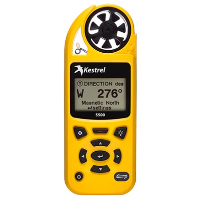 Kestrel 5500 Weather Meter Yellow 0855YEL