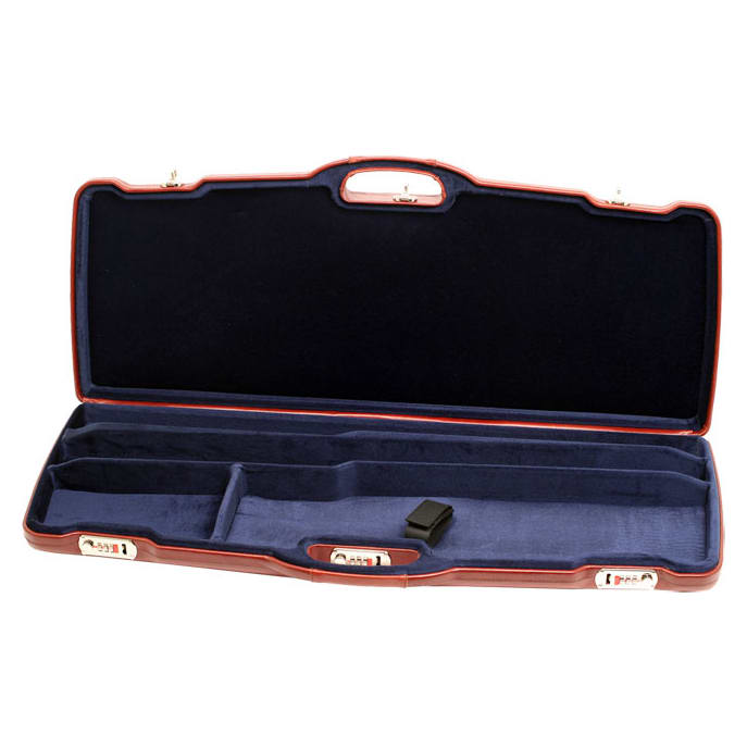 Negrini One Shotgun Two Barrels 31.5" Case Tabasco/Blue 1623PL-2C