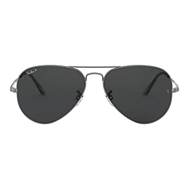 Ray-Ban Aviator Metal II Gunmetal Black Polar 0RB3689-0044858
