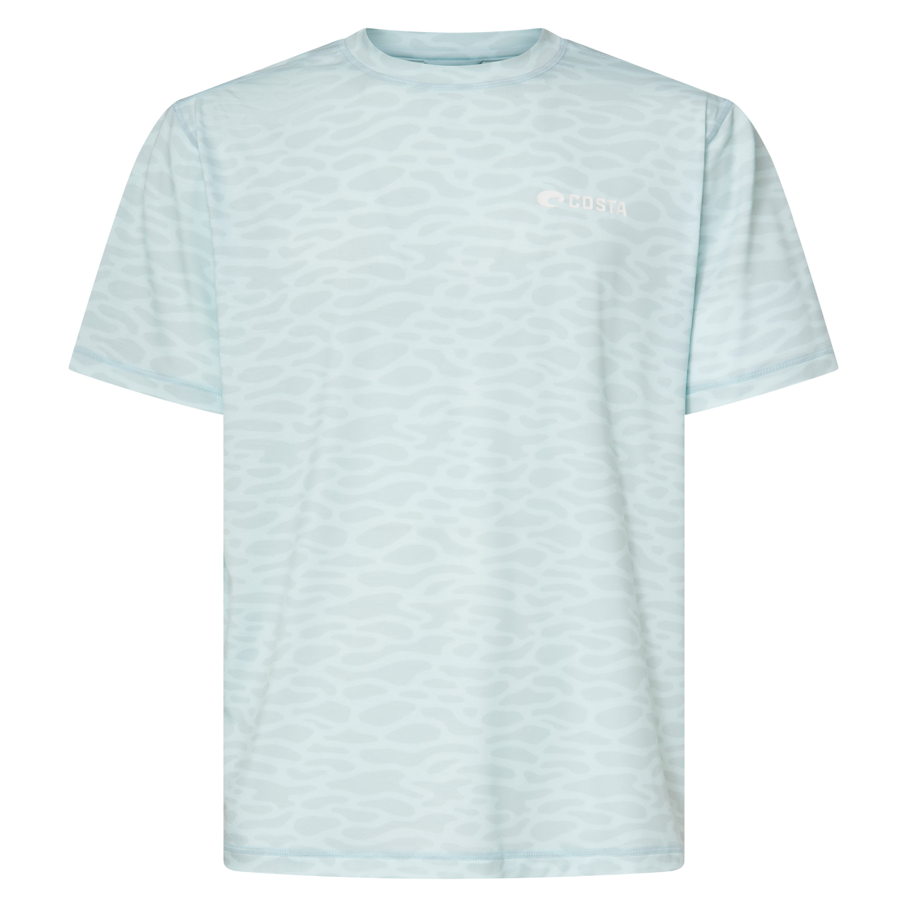 Costa Del Mar Urban Performance SS Crew T-Shirt Mens WaterPrint Arctic Blue FQA401347-64I